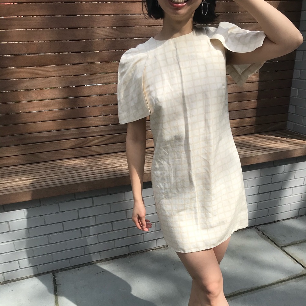 Soft Yellow Tulip Dress